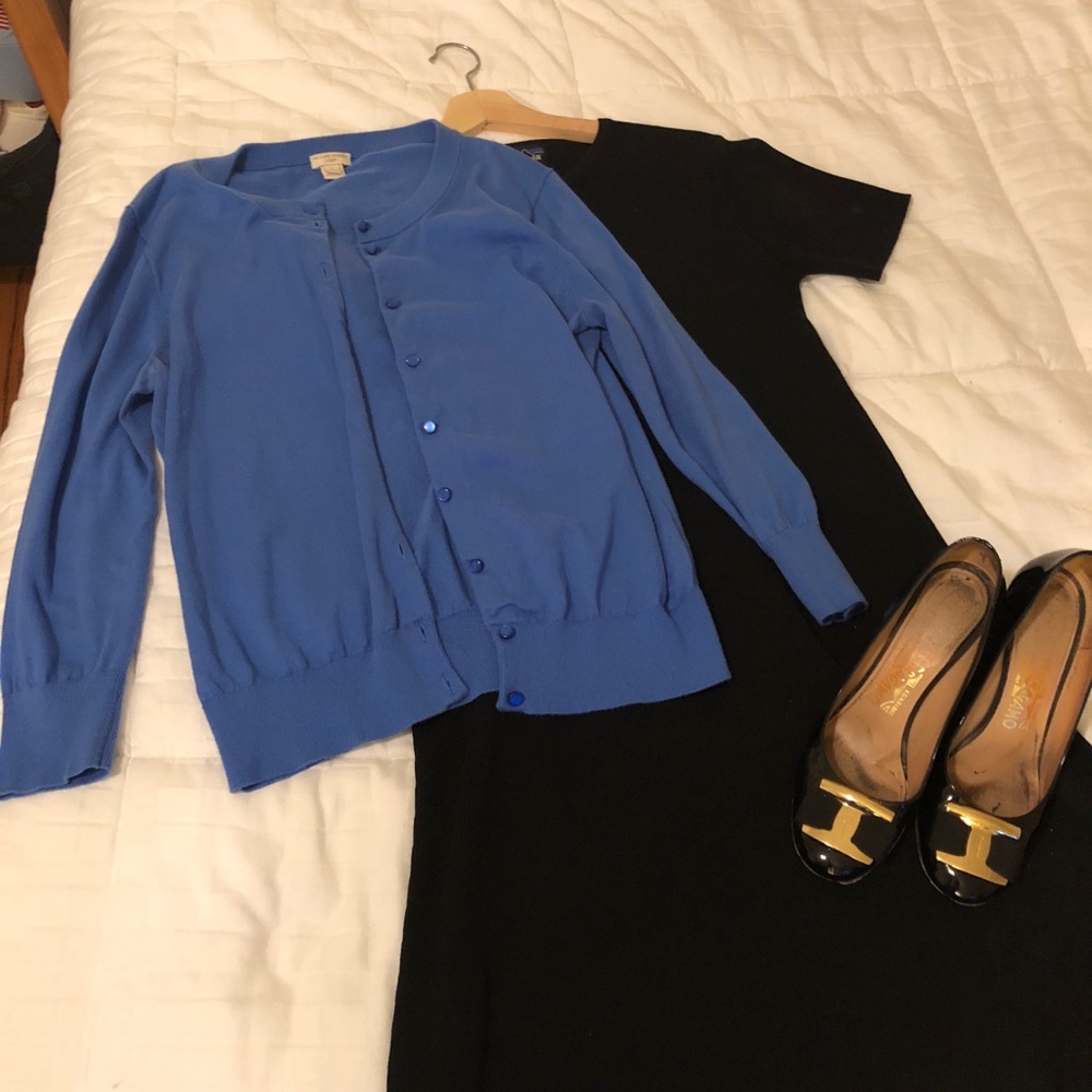 Jcrew Blue Cardigan